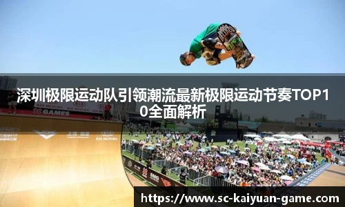 深圳极限运动队引领潮流最新极限运动节奏TOP10全面解析